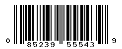 upc 085239555439 barcode image