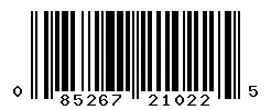 UPC barcode 085267210225