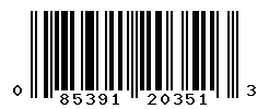 UPC barcode number 085391203513