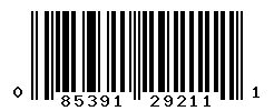 UPC barcode number 085391292111