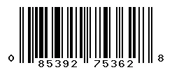 085392753628 barcode