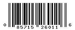 085715260116 barcode