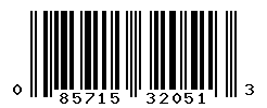 UPC barcode number 085715320513