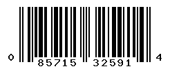 UPC barcode number 085715325914