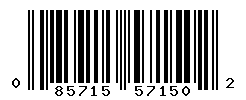 UPC barcode number 085715571502