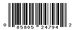 UPC barcode number 085805247942