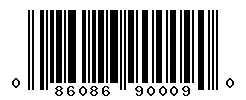 UPC barcode 086086900090