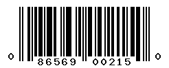 UPC barcode number 086569002150