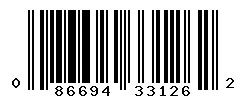 UPC barcode 086694331262