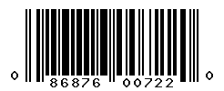 upc 086876007220 barcode image