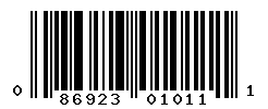 upc 086923010111 barcode image