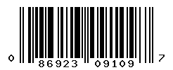 UPC barcode number 086923091097