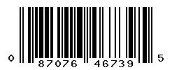 UPC barcode number 087076467395