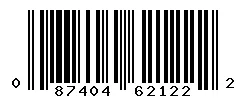 087404621222 barcode