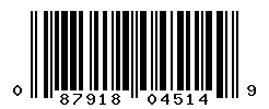 UPC barcode number 087918045149