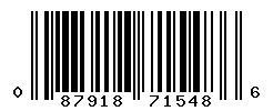 UPC barcode number 087918715486