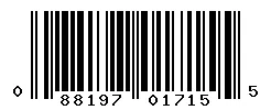 UPC barcode 088197017155