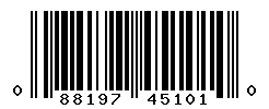 UPC barcode number 088197451010