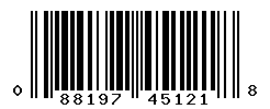 UPC barcode number 088197451218