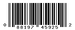 UPC barcode number 088197459252