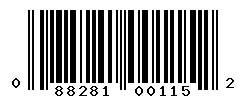 UPC barcode number 088281001152