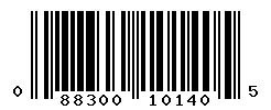 UPC barcode number 088300101405