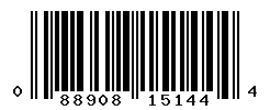 upc 088908151444 barcode image