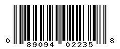 UPC barcode number 089094022358