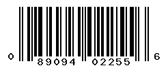 UPC barcode number 089094022556