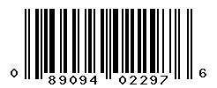 UPC barcode number 089094022976