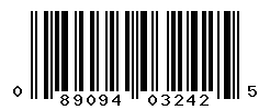 UPC barcode number 089094032425