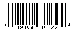 089408367724 barcode
