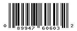 UPC barcode number 089947606032