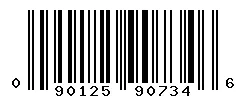 UPC barcode 090125907346