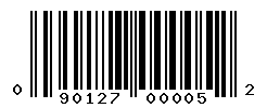 upc 090127000052 barcode image