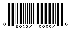 upc 090127000076 barcode image
