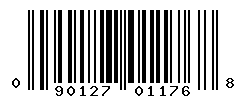 UPC barcode number 090127011768