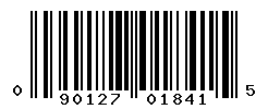 UPC barcode number 090127018415