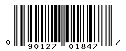 UPC barcode number 090127018477