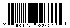 UPC barcode number 090127026311