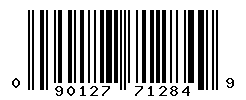 UPC barcode number 090127712849