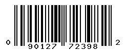 UPC barcode number 090127723982