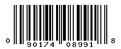 UPC barcode number 090174089918