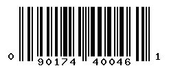 UPC barcode 090174400461