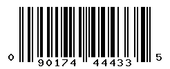 UPC barcode number 090174444335