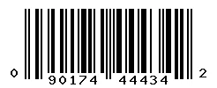 UPC barcode 090174444342