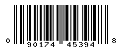UPC barcode number 090174453948