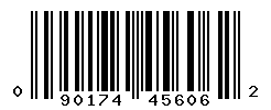 UPC barcode number 090174456062