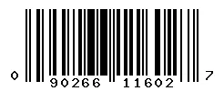 090266116027 barcode