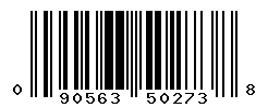 upc 090563502738 barcode image